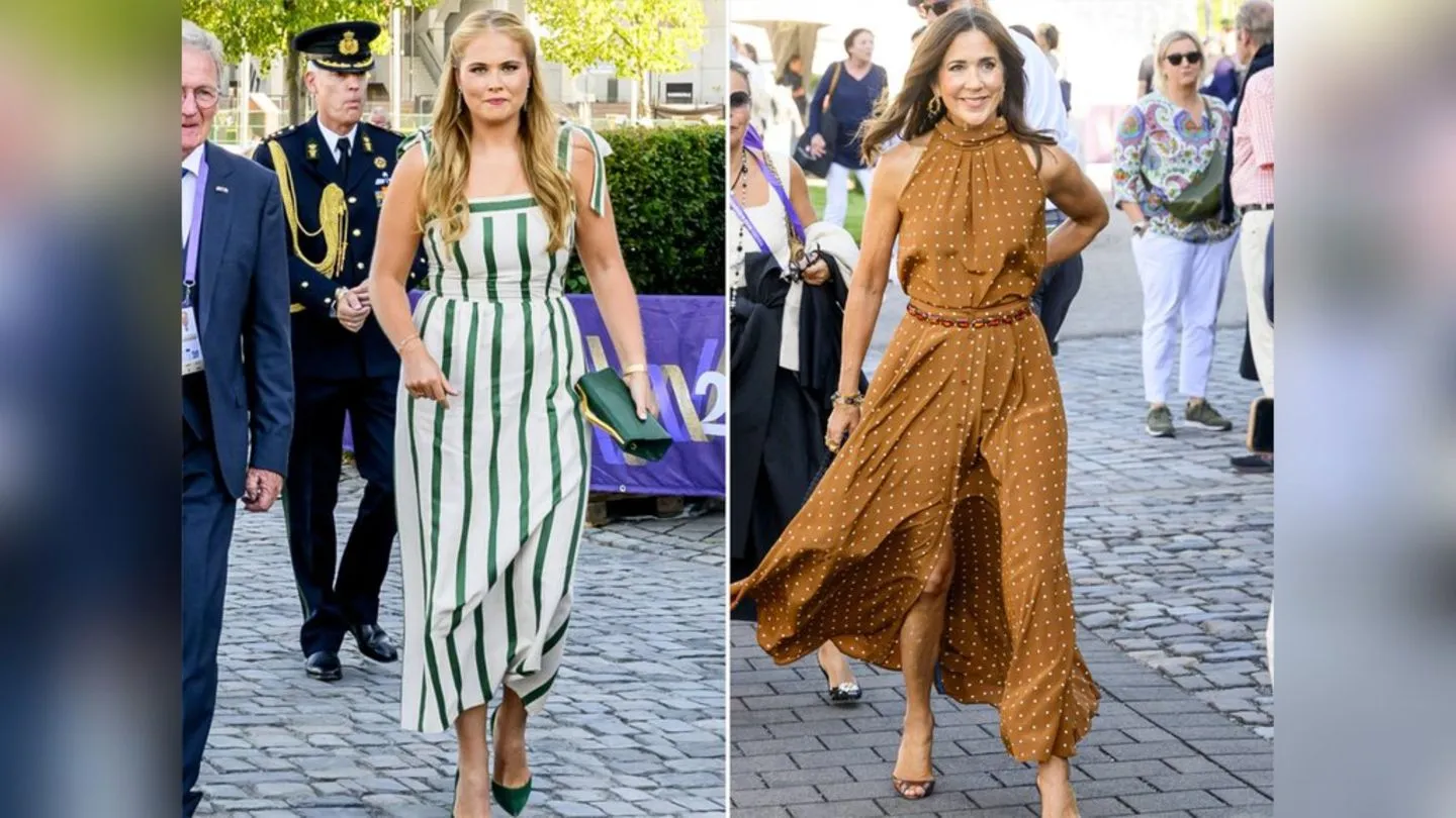 Royals in Aachen: Amalia und Mary im eleganten Sommer-Look — höfische Bühne statt politischer Klarheit