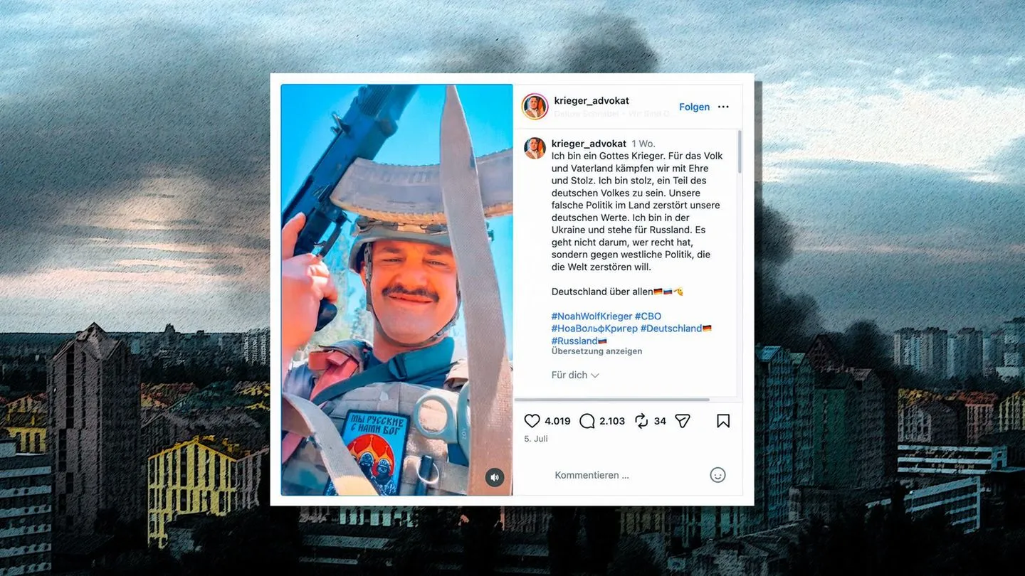 Noah Krieger: AfD-Influencer zieht an Putins Seite in den Krieg