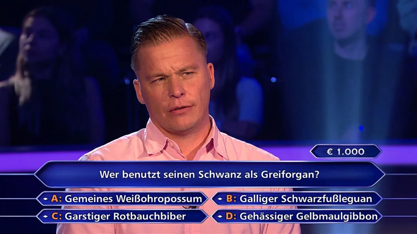 „Wer wird Millionär?“: Kandidat geht ins Risiko – und scheitert nach wenigen Minuten
