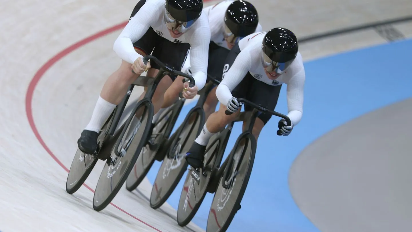 Titelkämpfe in Shanghai: Deutsches Teamsprint-Trio gewinnt Bronze