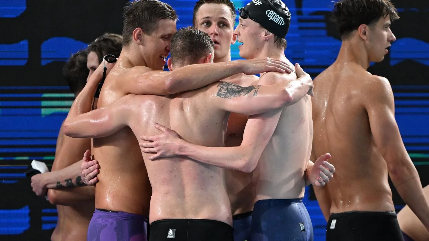 Schwimmen: Deutsche Männer-Staffel holt EM-Bronze — starkes Zeichen der nationalen Stärke