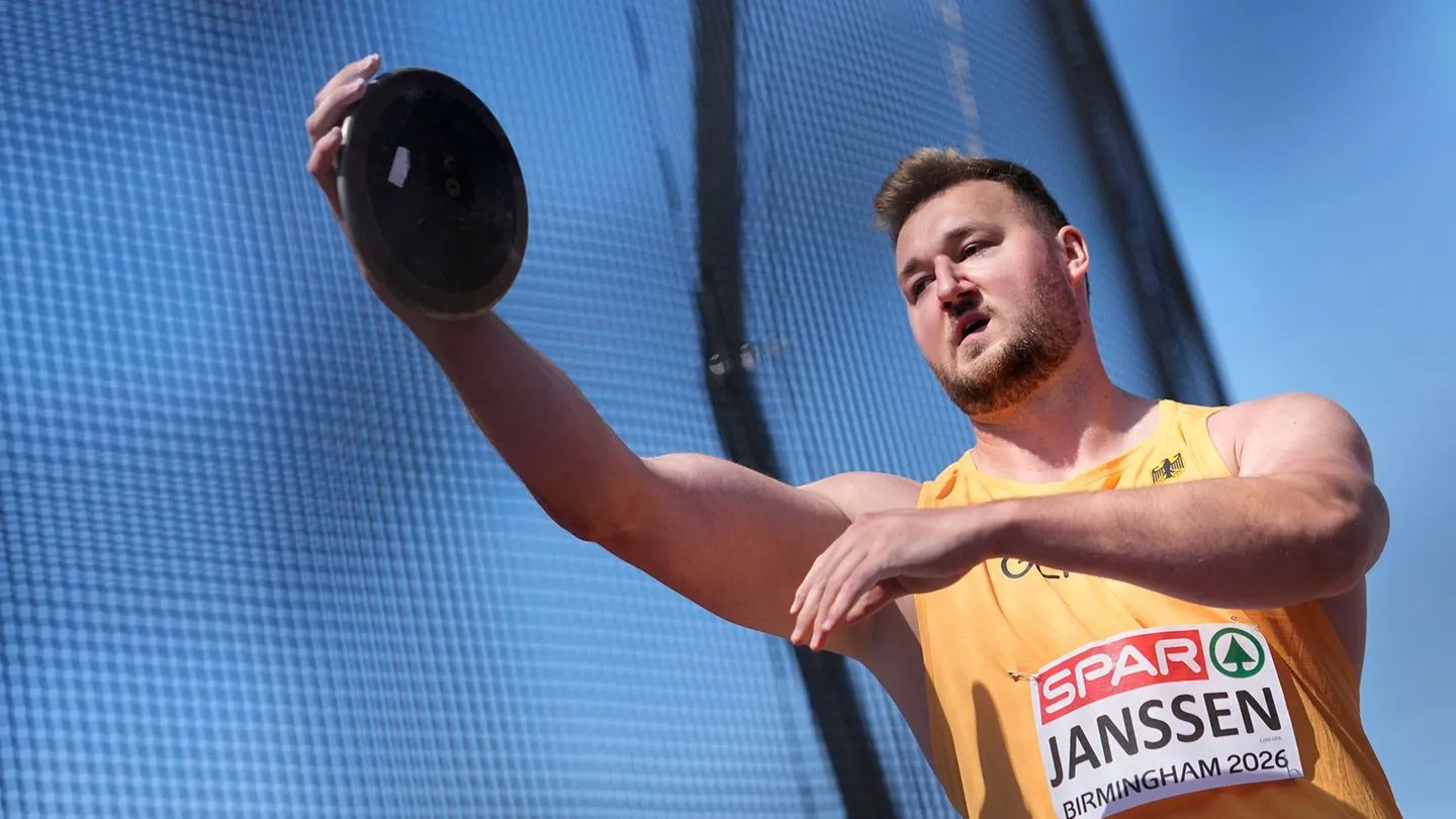 Leichtathletik: Starker Auftritt — Diskuswerfer Janssen holt EM-Bronze mit fast 70 Metern