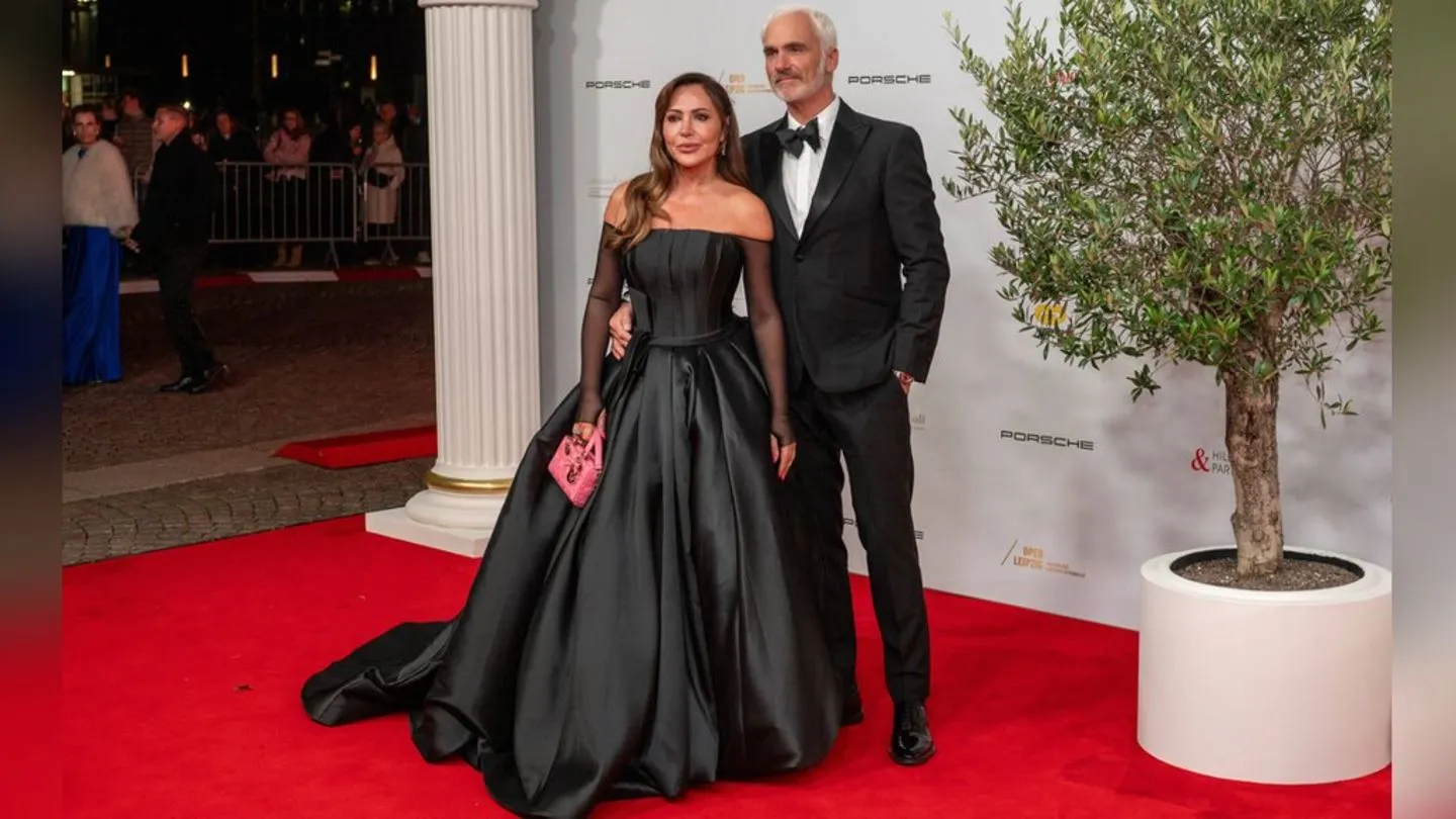 Simone Thomalla und René Marchand feiern beim Leipziger Opernball