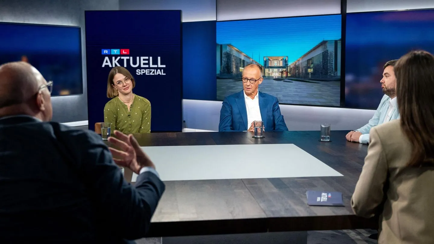 Gesprächsrunde bei RTL: Kanzler Merz beantwortet Fragen der Bürger
